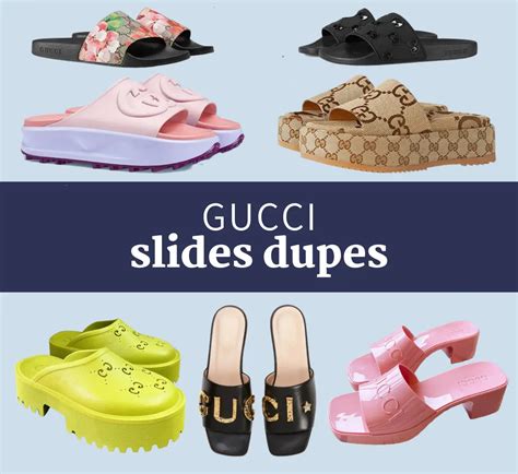 gucci crystal rubber slide|Gucci rubber slide dupes.